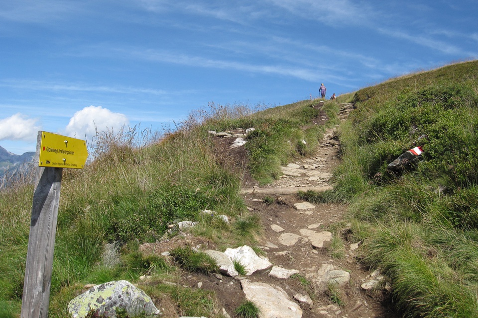 Gipfelweg Krahbergzinken