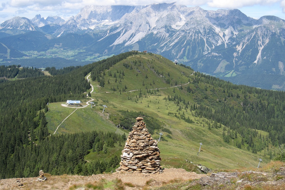 Aussicht auf die Planai