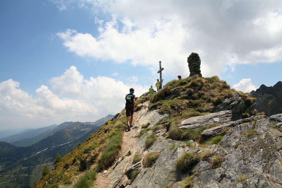 Knapp vor dem Gipfel