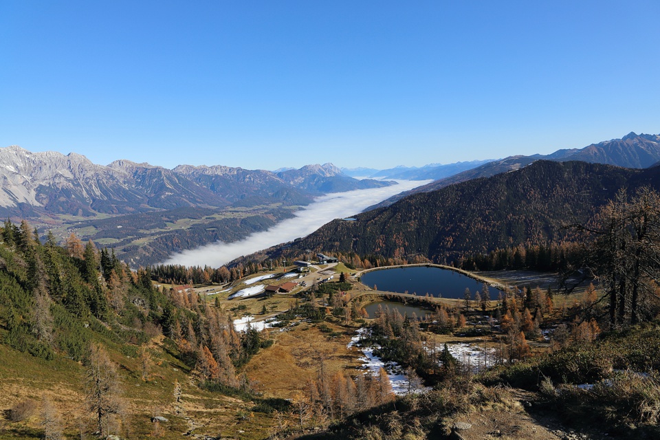 Ausgangspunkt Speicherteich Reiteralm