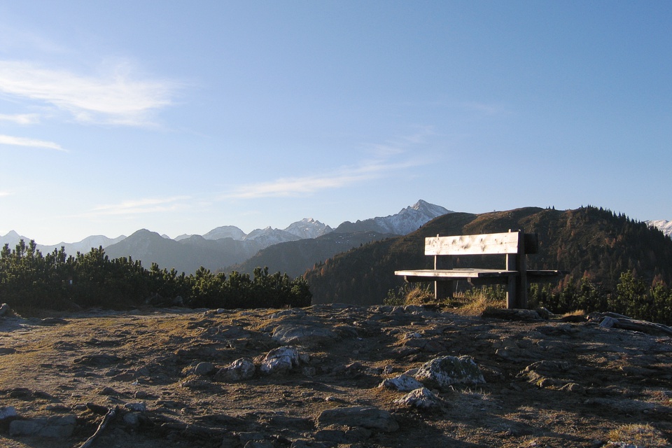 Bankerl auf der Kleinen Hochwurzen